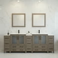 thumbnail image 1 of Vanity Art 96" Double Sink Freestanding Bathroom Vanity Set with Ceramic Top and Mirror, 1 of 7