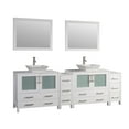 thumbnail image 1 of Vanity Art VA3136-96W 96 in. Double Sink Bathroom Vanity Set, White, 1 of 4