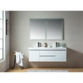 thumbnail image 1 of Vanity Art VA6060DWL LED Lighted Wall Hung 60 in. Double Sink Bathroom Vanity with Resin Top, 1 of 5