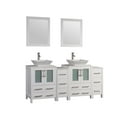 thumbnail image 1 of Vanity Art 72" Double Sink Bathroom Vanity Set with Engineered Marble Top and Free Mirrors, 1 of 5