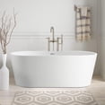thumbnail image 1 of Vanity Art VA6815-XS 53.9 x 29.7 x 23.4 in. Freestanding Soaking Acrylic Bathtub, Polished Chrome, 1 of 5