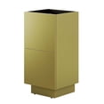 thumbnail image 1 of Vanity Cabinet (Sink not included), Gold, Wood, Hotel Bedroom Bathroom, Modern Contemporary Boutique HB35974, 1 of 9