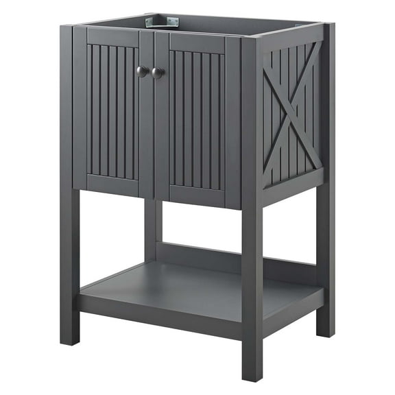 Vanity Cabinet, Sink not included, Wood, Grey Gray, Modern Contemporary Urban Design, Hotel Bedroom Bathroom Master Suite Guest