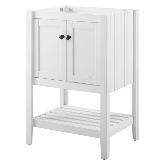 Vanity Cabinet, Sink not included, Wood, White, Modern Contemporary Urban Design, Hotel Bedroom Bathroom Master Suite Guest