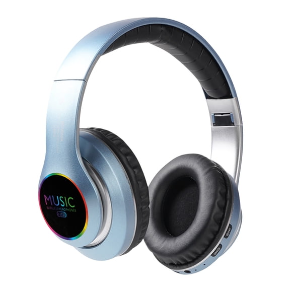 Vanity Cheap Bluetooth headphones with up to 40 hours battery, microphone for call, foldable and comfortable, Android and iOs compatible