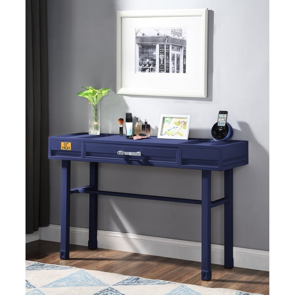 Vanity Desk | Functional Storage for Bedrooms and Workspaces | Metal Frame and Iron Plate Top | Solves Personal Items Storage Issue