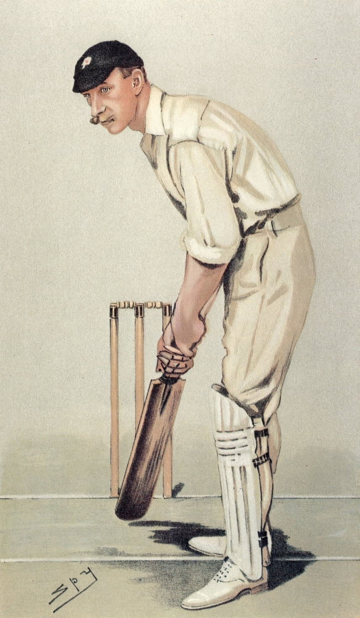 Vanity Fair 1902 The Hon Frank Stanley Jackson (cricketer) Canvas Art - Leslie M Ward (24 x 36)
