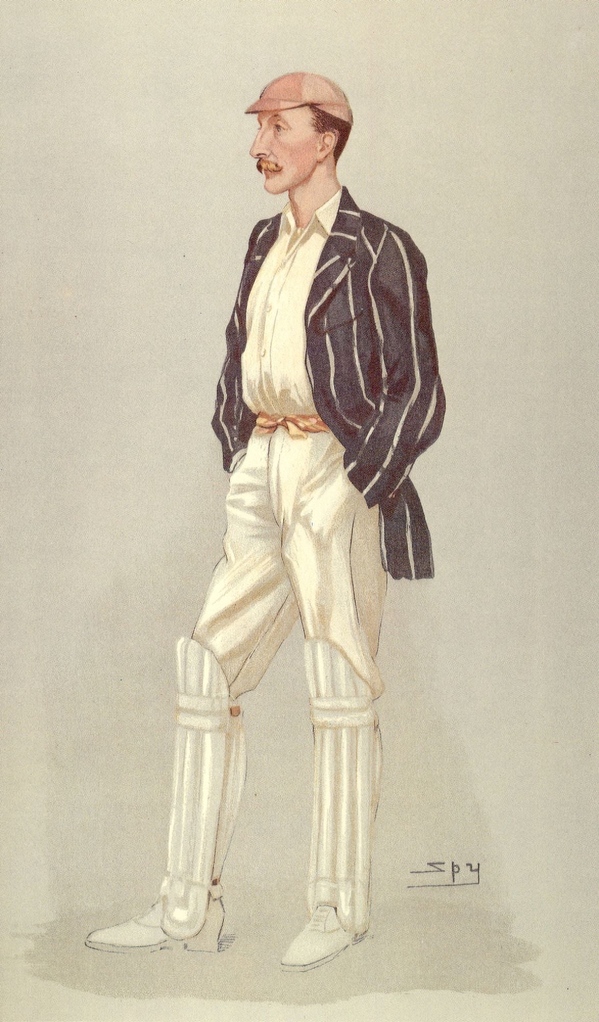 Vanity Fair 1903 Lionel Charles Hamilton Palairet (cricketer) Canvas Art - Leslie M Ward (24 x 36)