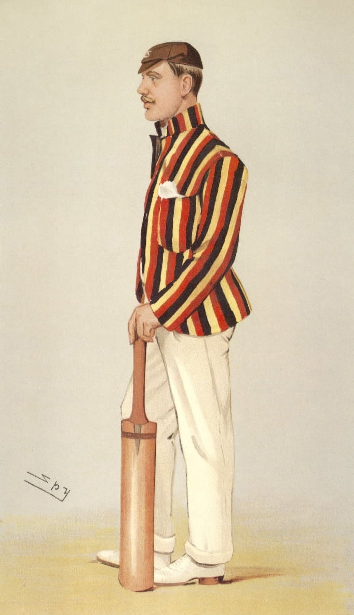 Vanity Fair 1904 Lord Dalmeny (cricketer) Canvas Art - Leslie M Ward (18 x 24)