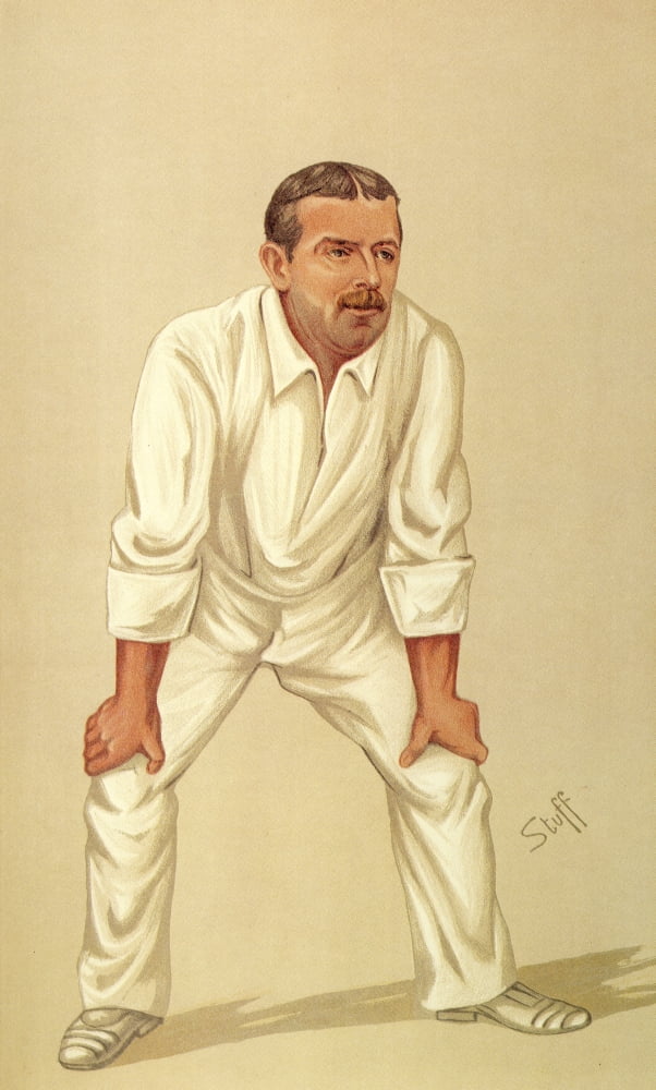 Vanity Fair August 1891 Mr Albert Neilson Hornby (cricketer) Canvas Art - Henry C Seppings Wright (18 x 24)