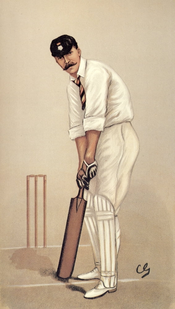 Vanity Fair August 1898 Captain Edward Wynyard (cricketer) Canvas Art - Sir Francis Carruthers Gould (18 x 24)