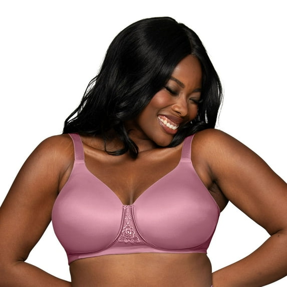 Vanity Fair® Beauty Back Back Smoother Full-Figure Wireless Bra 71380 Color: Enchanted Mauve Size: 42 D