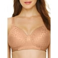 thumbnail image 1 of Women's Vanity Fair 71380 Beauty Back Full Figure Wirefree Bra (Honey Beige Lace 42C), 1 of 3