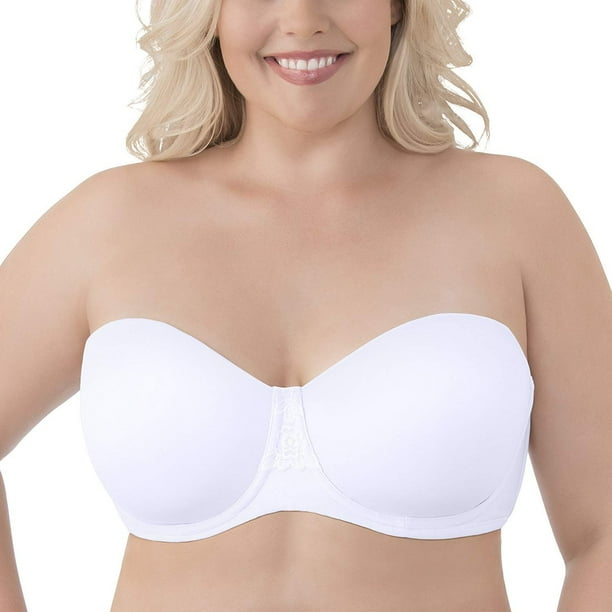 Vanity Fair Beauty Back Smoothing Strapless Bra, Star White, 44DDD US