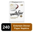 thumbnail image 1 of Vanity Fair Entertain Disposable Paper Napkins, White, 240 count, 1 of 5