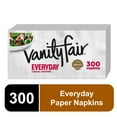 thumbnail image 1 of Vanity Fair Everyday Dinner Napkins, 2-Ply, White, 300/pack | Bundle of 5 Packs, 1 of 2