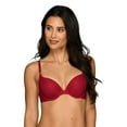 thumbnail image 1 of Vanity Fair® Extreme Ego Boost Push-Up Bra 2131101 by Lily of France Color: Holly Red Pattern Size: 34 A, 1 of 4