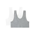 thumbnail image 1 of Vanity Fair Girls Bras, 2-Pack Ribbed Scoop Neck, Sizes 32A-38A, 1 of 2