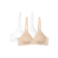 thumbnail image 1 of Vanity Fair Girls Bras, 2-Pack Wireless Molded Pullover Scoop Back, Sizes 32A-38A, 1 of 2