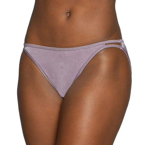 Women's Vanity Fair 18108 Illumination String Bikini Panty (Lilac Chalk 7)