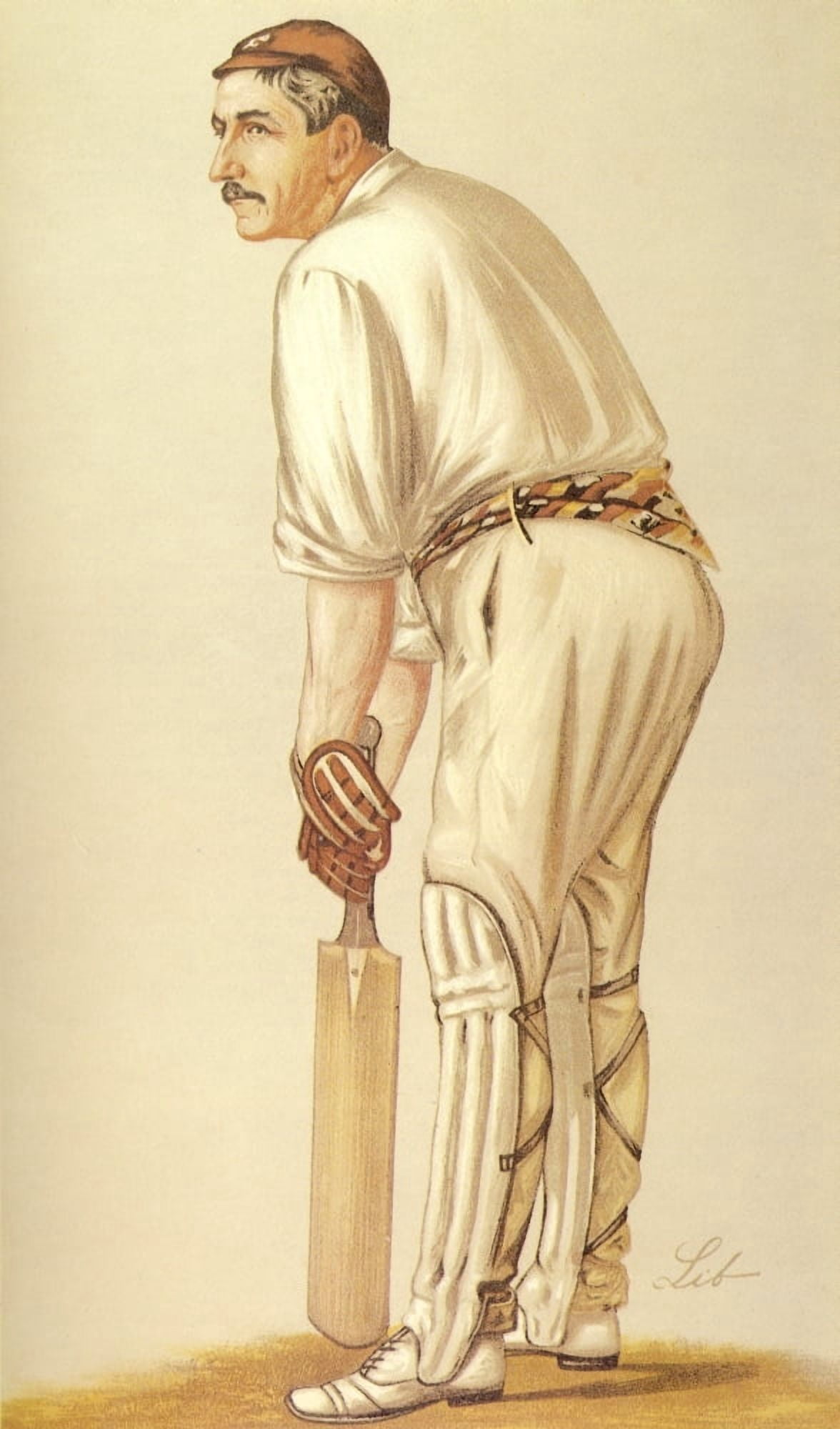 Vanity Fair July 1888 Walter William Read (cricketer) Canvas Art - Libero Prosperi (18 x 24)