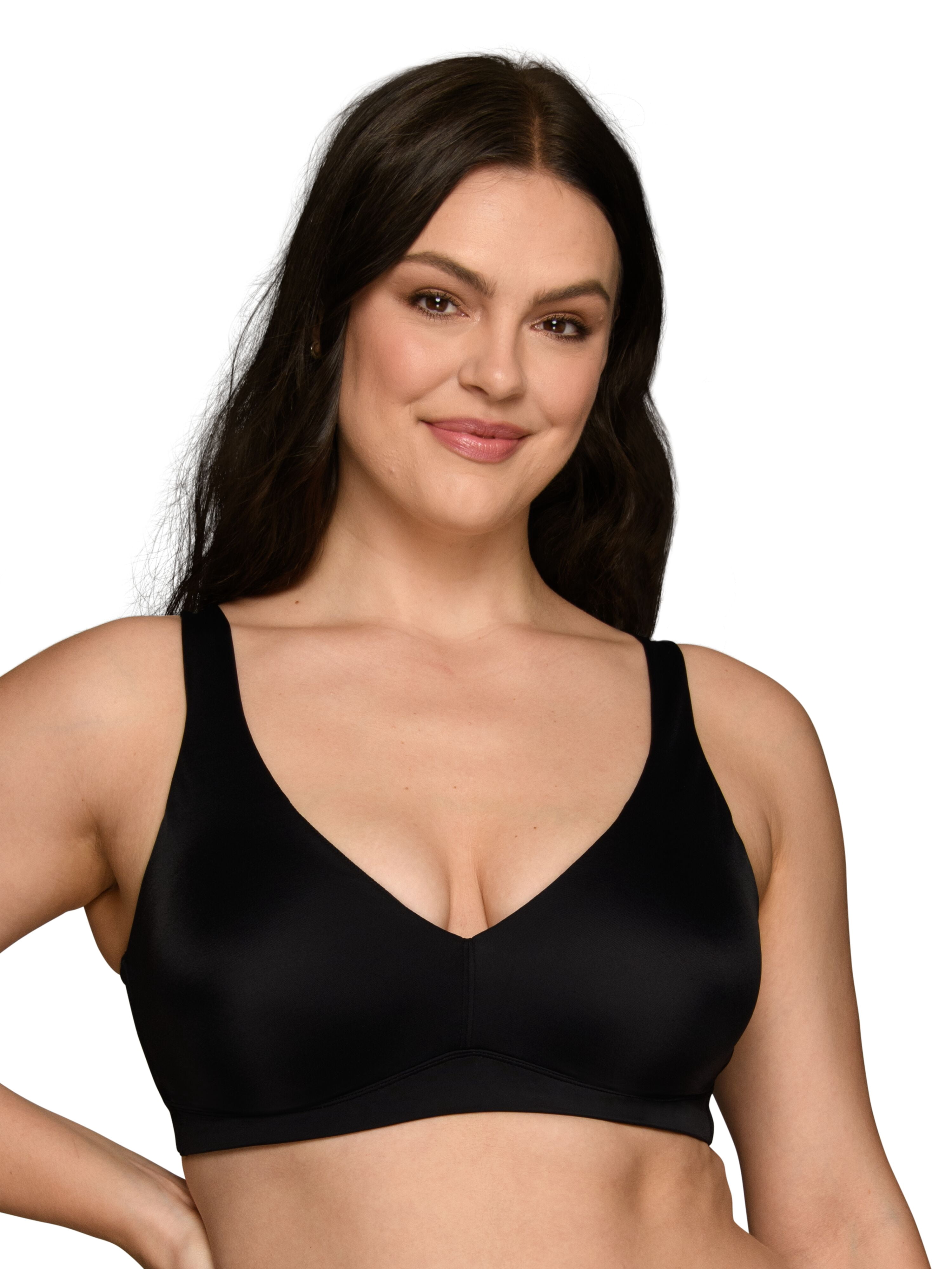 Vanity Fair Lingerie Women's Beauty Back Wireless Bra with Lift, Smoothing, Simple Sizing S-3XL, Style 72164