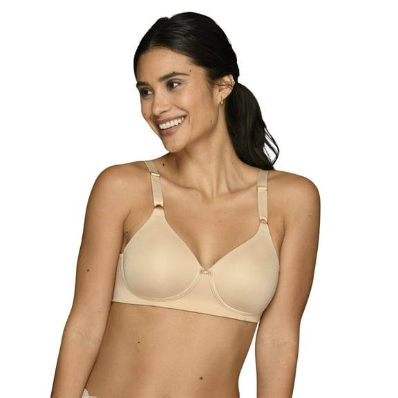 Vanity Fair Lingerie Women's Beauty Back Full Coverage Smoothing Wireless Bra, Style 72345
