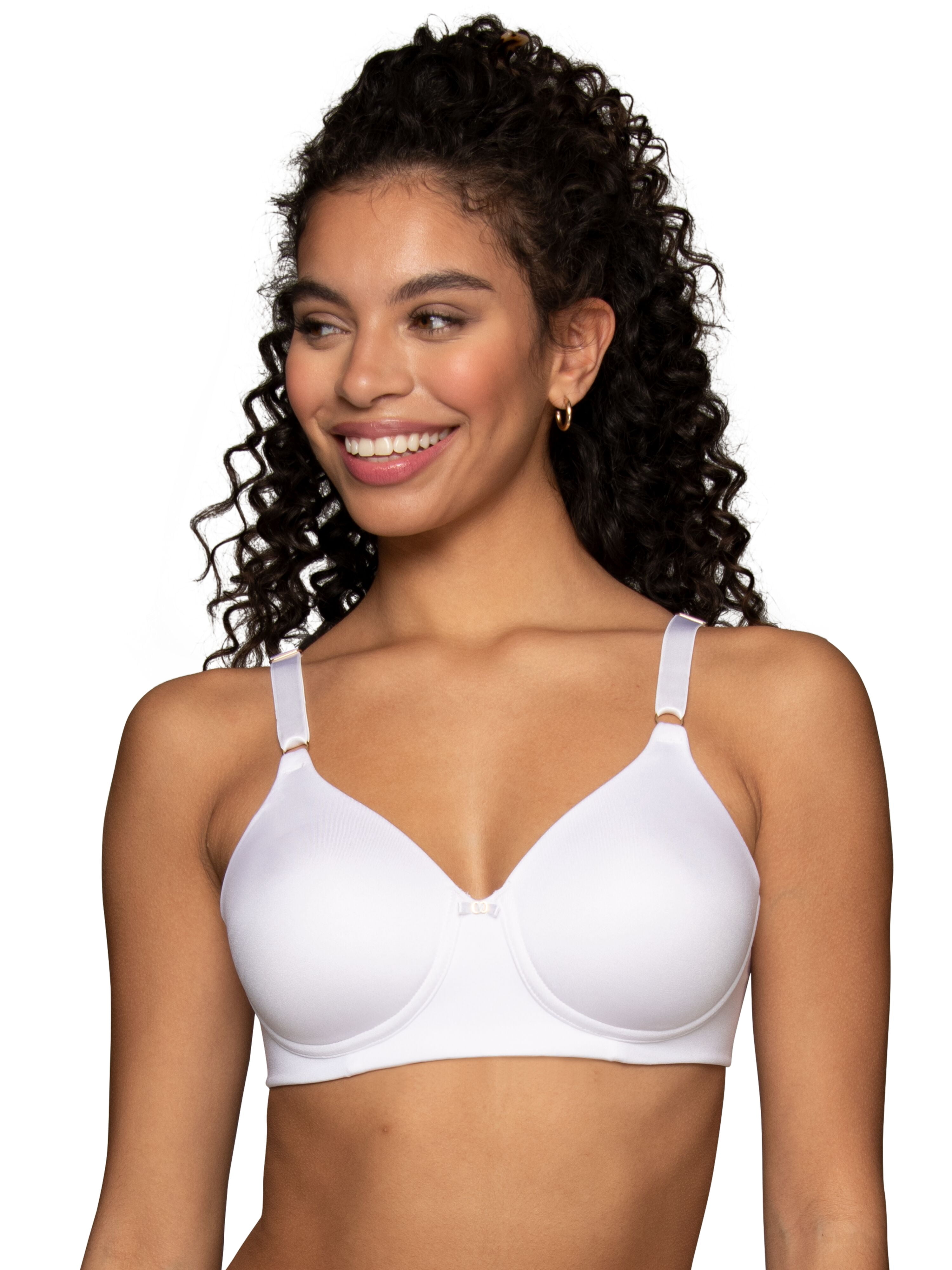 Vanity Fair Lingerie Women's Beauty Back Full Coverage Smoothing Wireless Bra, Style 72345