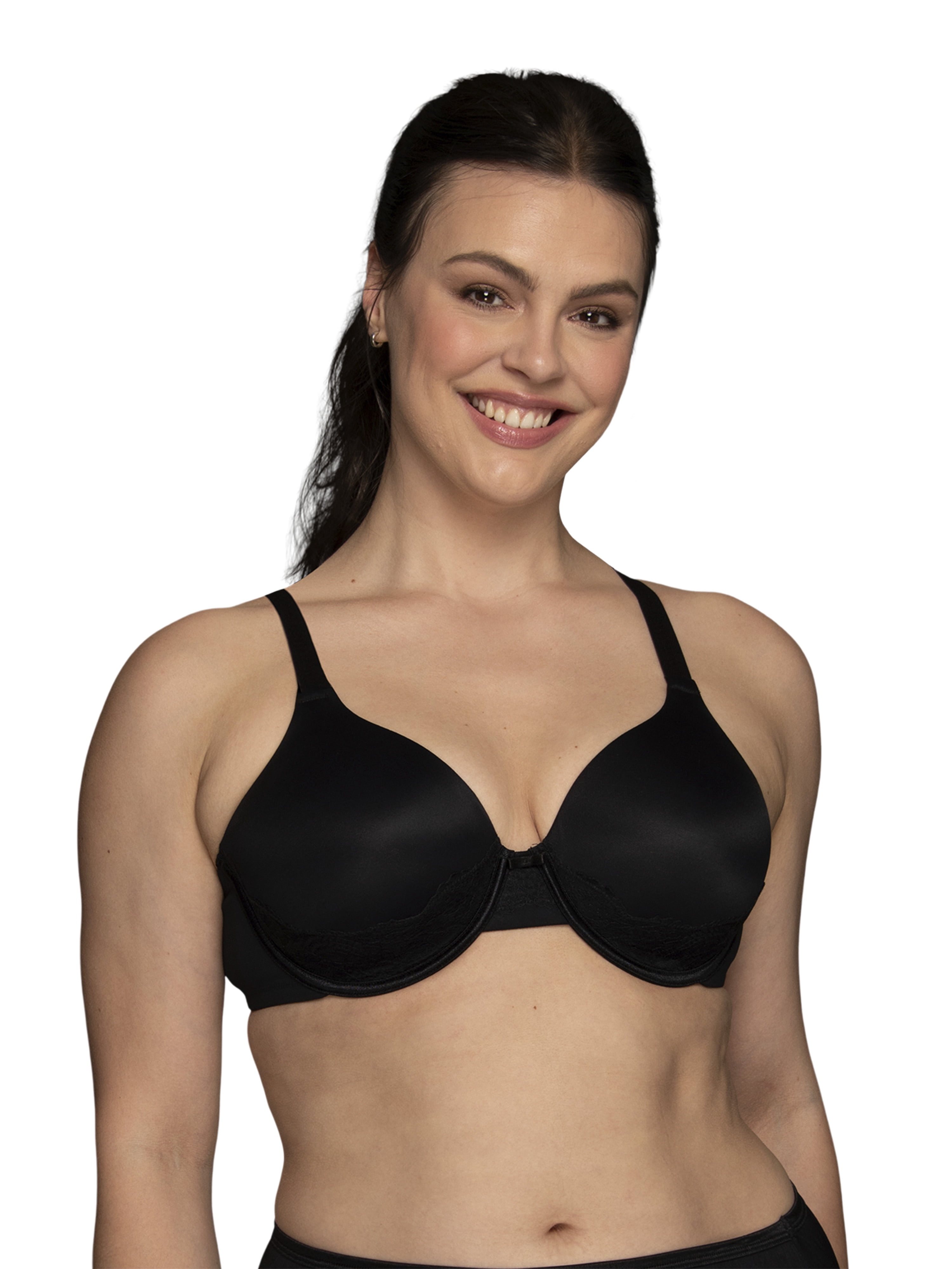 Vanity Fair Lingerie Women's Beauty Back Full-Figure Smoothing Underwire Bra with Lace, Style 76382