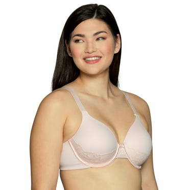 Vanity Fair Lingerie Women's Beauty Back Full-Figure Smoothing Underwire Bra with Lace, Style 76382