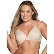 Vanity Fair Lingerie Womens Beauty Back Smoothing Underwire Bra, 4 Way Stretch Fabric, Lightly Lined Cups, Style 76380