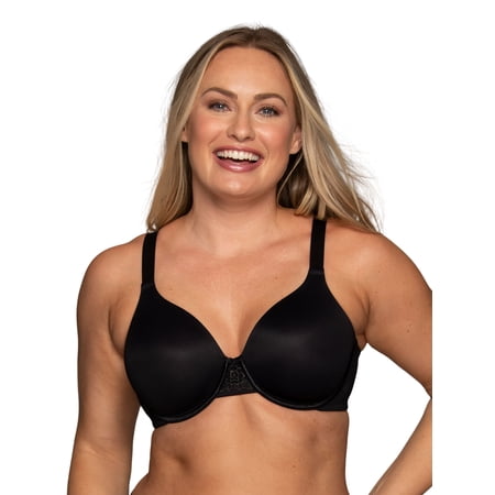 Vanity Fair Lingerie Women's Beauty Back Smoothing Underwire Bra, 4 Way Stretch Fabric, Lightly Lined Cups, Style 76380