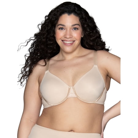 Vanity Fair Lingerie Women's Beauty Back Smoothing Underwire Minimizer Bra, Style 76080