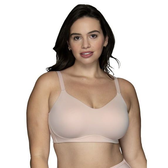 Vanity Fair Lingerie Women's Beauty Back Smoothing Wireless Bra, Style 72118, Simple Sizing S-3XL