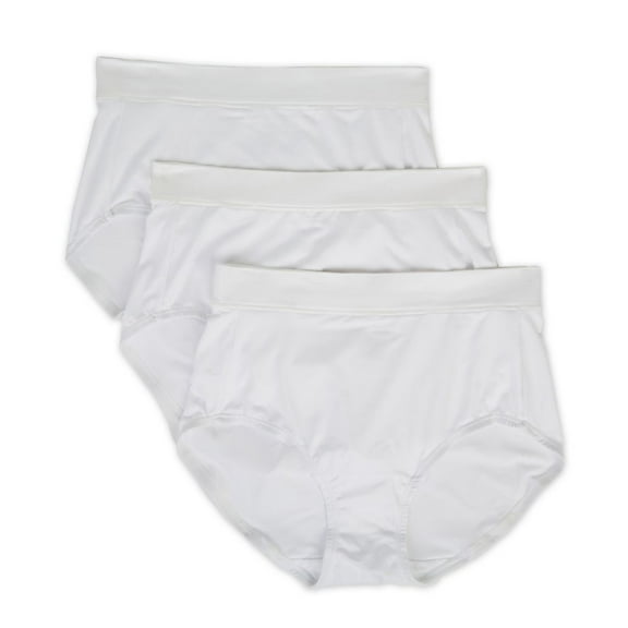 Vanity Fair Lingerie Women's Beyond Comfort Seamless Waistband Brief Underwear, 3-Pack