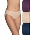thumbnail image 1 of Vanity Fair Lingerie Women's Beyond Comfort Silky Stretch Bikini Underwear, 3-Pack, 1 of 1