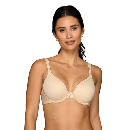 Vanity Fair Lingerie Women's Body Caress 2-Way Convertible Straps Full Coverage Underwire Bra, Style 75335