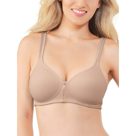 Vanity Fair Lingerie Women's Body Caress 2-Way Convertible Straps Full Coverage Wireless Bra, Style 75335
