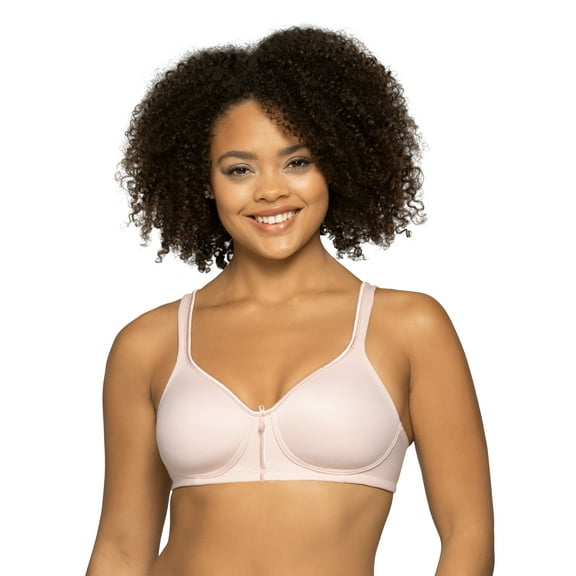 Vanity Fair Lingerie Women's Body Caress 2-Way Convertible Straps Full Coverage Wireless Bra, Style 75335