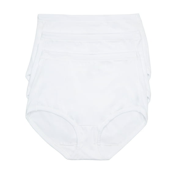 Vanity Fair Lingerie Women's Body Caress Brief Underwear, 3-Pack