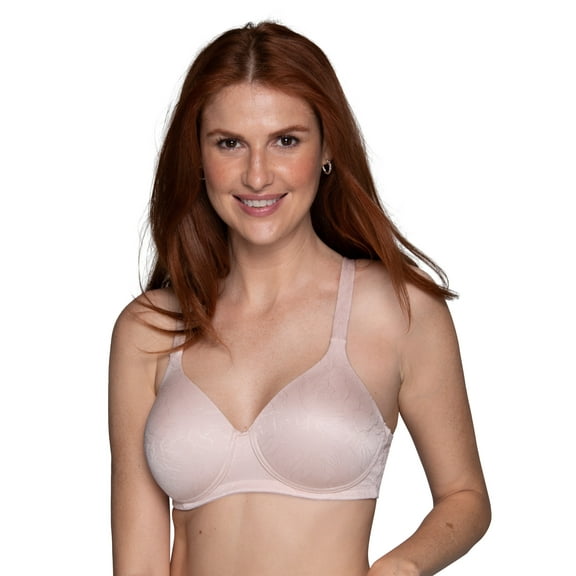 Vanity Fair Lingerie Women's Body Shine Full Coverage Wireless Bra, Style 72298