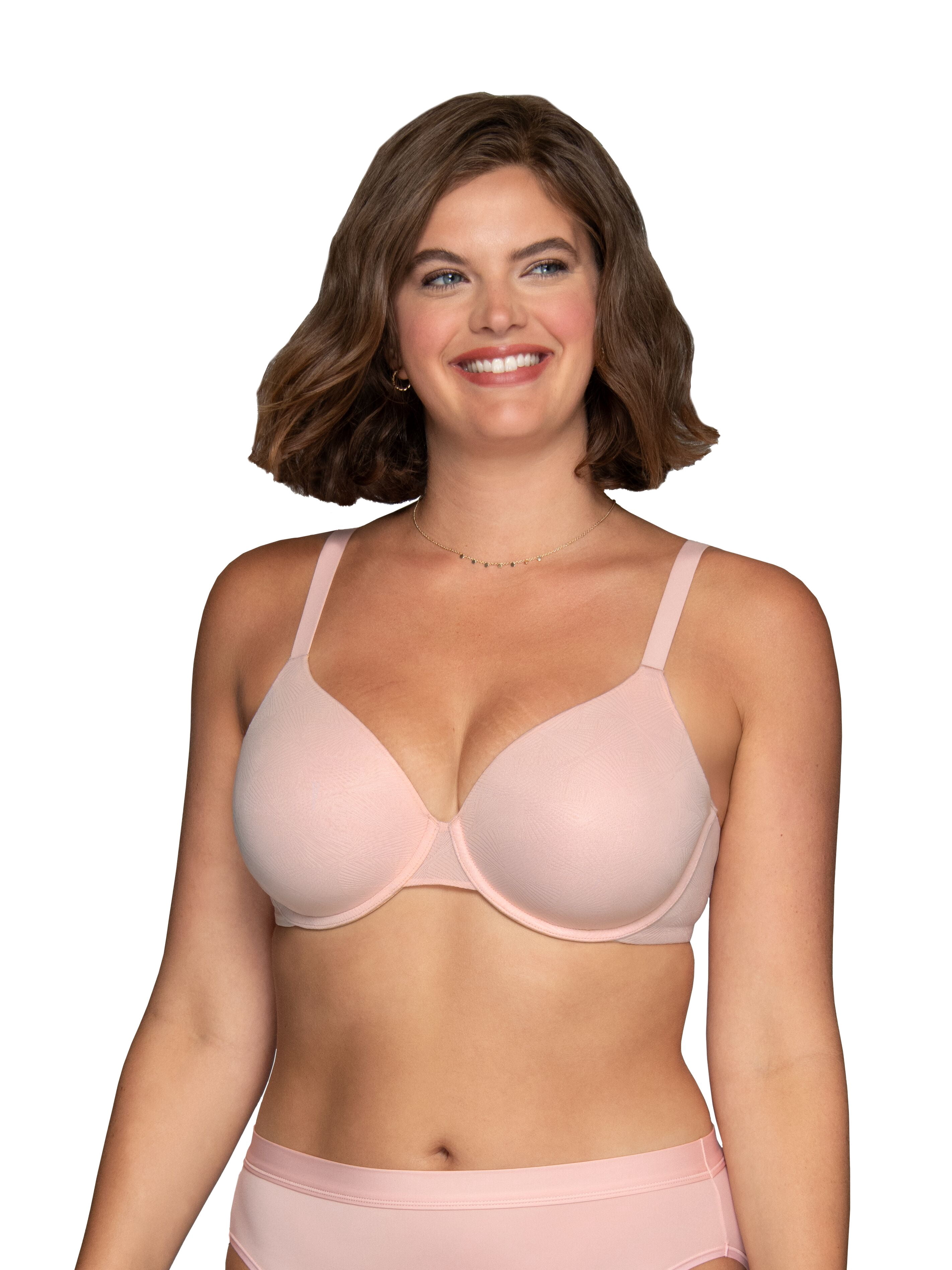 Vanity Fair Lingerie Women's Breathable Luxe Underwire Bra, Side Support, Lightweight Comfort, Style 75223