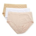 thumbnail image 1 of Women's Vanity Fair Lingerie® 3-Pack Comfort Where it Counts Brief 13463 Color: Sheer Quartz Asst Size: 10, 1 of 4