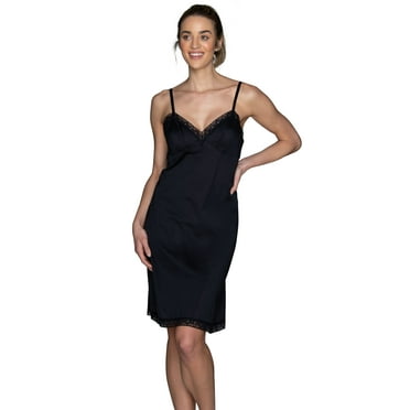 Vanity Fair Lingerie Women's Everyday Layers Lace Trim Full Slip - Smoothing fit, Adjustable Straps, Multiple Lengths