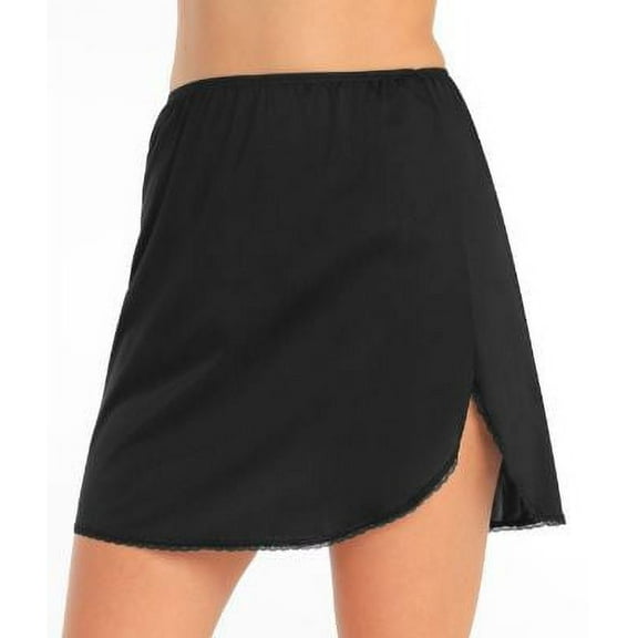 Vanity Fair Lingerie Women's Everyday Layers Single Slit Half Slip - Sleek Nylon, Smooth Fit, Multiple Lengths