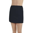thumbnail image 1 of Vanity Fair Women's Half Slip with Side Slit, Smooth Anti-Static Nylon Slip for Dresses and Skirts, Multiple Lengths, Sizes S-3XL, 1 of 6
