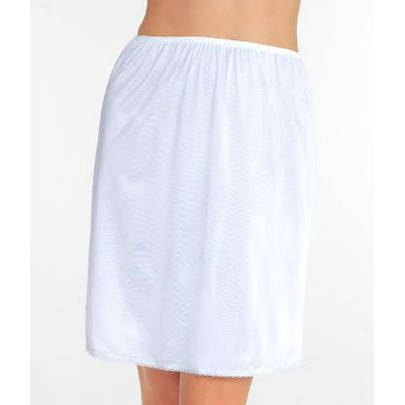 Vanity Fair Lingerie Women's Everyday Layers Single Slit Half Slip - Sleek Nylon, Smooth Fit, Multiple Lengths