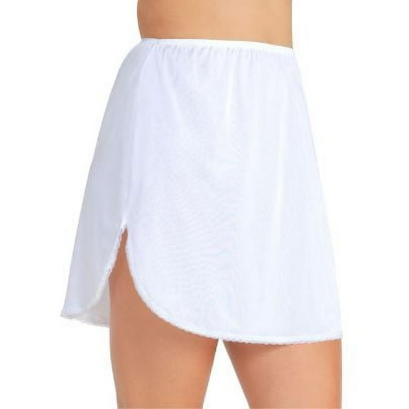 Vanity Fair Lingerie Women's Everyday Layers Single Slit Half Slip - Sleek Nylon, Smooth Fit, Multiple Lengths