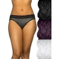 thumbnail image 1 of Vanity Fair Lingerie Women's Flattering Lace Bikini Underwear, 3-Pack, 1 of 2