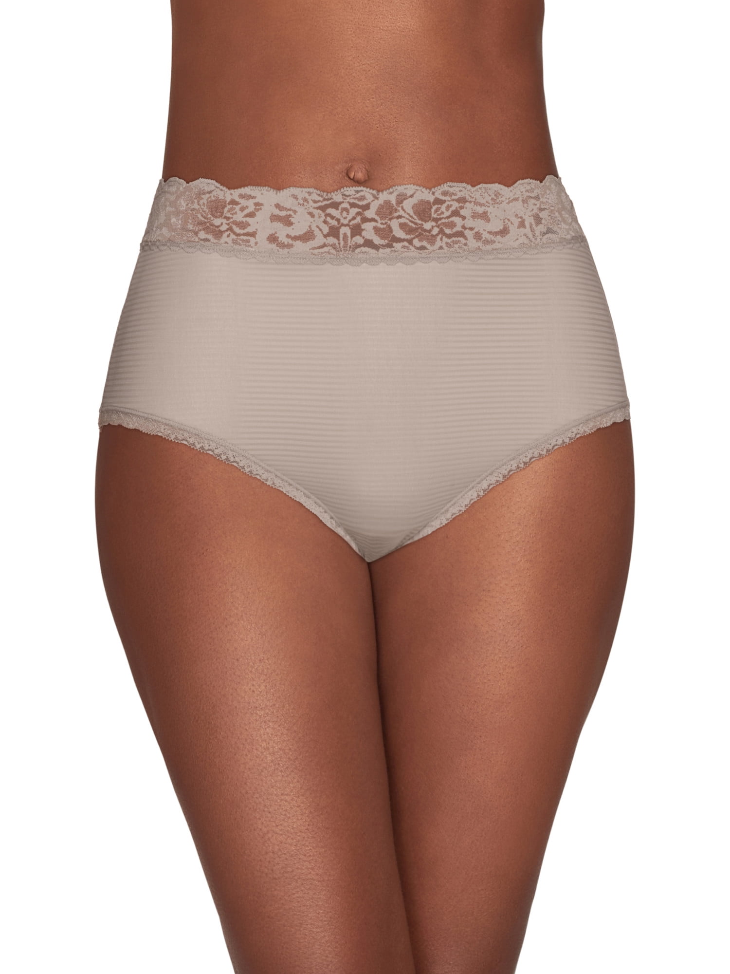 Vanity Fair Lingerie Women's Flattering Lace Brief Underwear